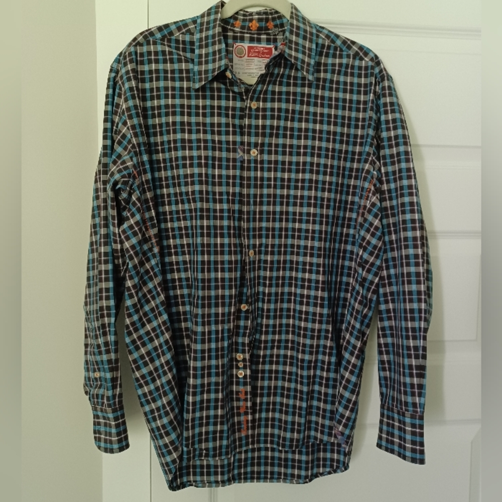 Designer Robert Graham button down shirt